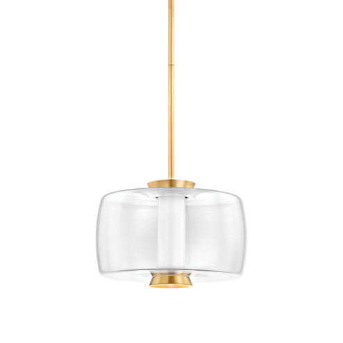 Beau LED Pendant in Aged Brass (70|2815-AGB)