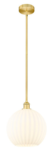 Edison LED Mini Pendant in Satin Gold (405|616-1S-SG-G1217-12WV)
