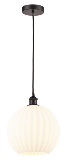 Edison LED Mini Pendant in Oil Rubbed Bronze (405|616-1P-OB-G1217-12WV)