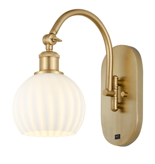 Ballston LED Wall Sconce in Satin Gold (405|518-1W-SG-G1217-6WV)