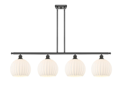 Ballston LED Island Pendant in Oil Rubbed Bronze (405|516-4I-OB-G1217-10WV) Ballston LED Island Pendant in Oil Rubbed Bronze (405|516-4I-OB-G1217-10WV)