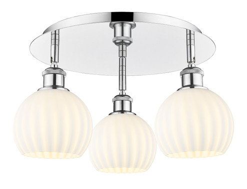 Ballston LED Flush Mount in Polished Chrome (405|516-3C-PC-G1217-6WV)