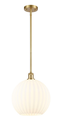Ballston LED Mini Pendant in Satin Gold (405|516-1S-SG-G1217-12WV)