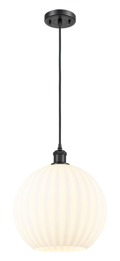 Ballston LED Mini Pendant in Matte Black (405|516-1P-BK-G1217-12WV)