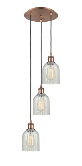 Ballston LED Pendant in Antique Copper (405|113B-3P-AC-G2511)