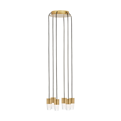 Lassell LED Chandelier in Natural Brass (182|SLCH39127NB) Lassell LED Chandelier in Natural Brass (182|SLCH39127NB)