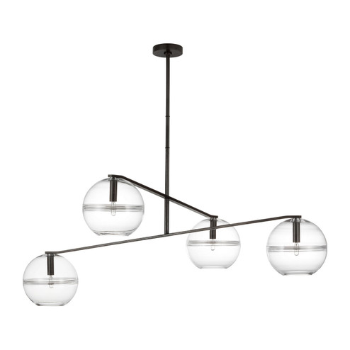 Lowing Four Light Chandelier in Blackened Forged (182|SLCH355CBF) Lowing Four Light Chandelier in Blackened Forged (182|SLCH355CBF)