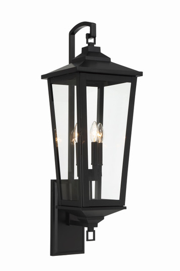 Three Light Outdoor Wall Lantern in Matte Black (90|681188)