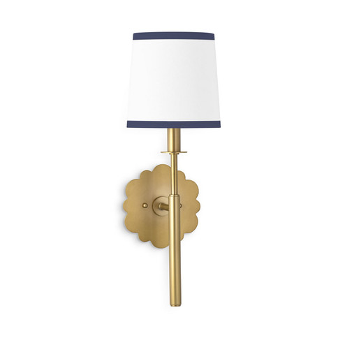Southern Living One Light Wall Sconce in Natural Brass (400|15-1226)