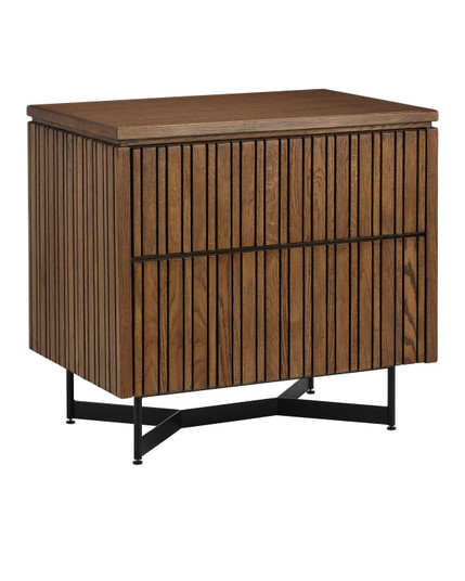 Indeo Collection Nightstand in Morel Brown/Black (142|3000-0274)