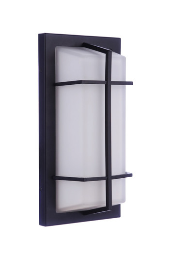 Bulkhead Rectangular Two Light Outdoor Bulkhead in Textured Black (46|ZA6112-TB)