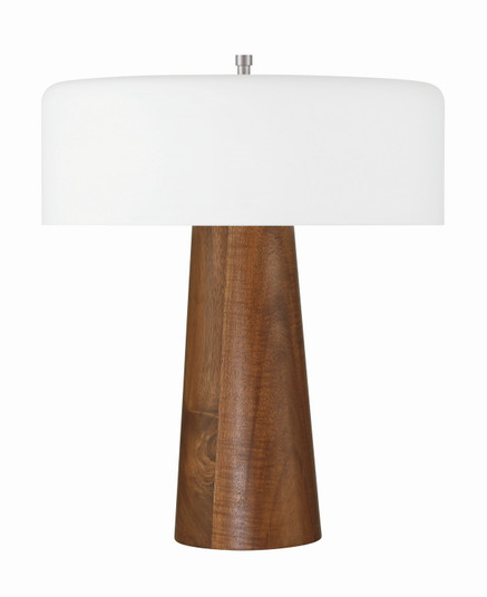 Wooden Base LED Table Lamp in Walnut (46|87001WN-T)
