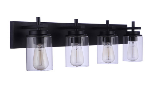 Reeves Four Light Vanity in Flat Black (46|17432FB4)