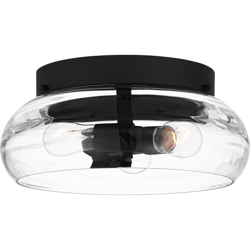 Lucy Three Light Flush Mount in Matte Black (10|LCY1614MBK)