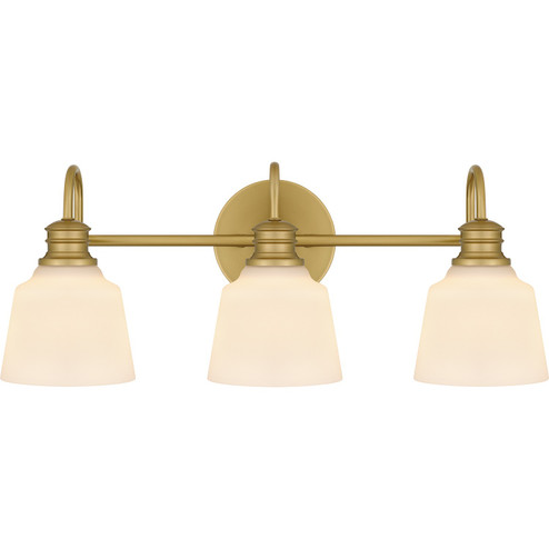 Hinton Three Light Bath in Aged Brass (10|HIN8622AB)