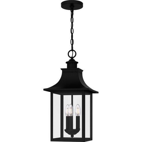 Chancellor Three Light Outdoor Hanging Lantern in Mystic Black (10|CCR1910K)