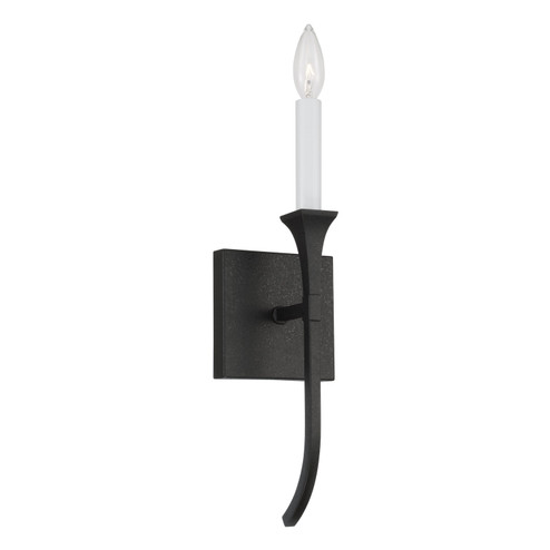 Decklan One Light Wall Sconce in Black Iron (65|652311BI)