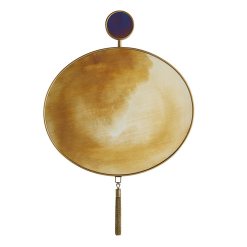 Moon Mirror in Antique Brass (314|DS2025)