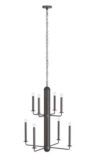 Walden Eight Light Chandelier in Graphite (314|DMI04)