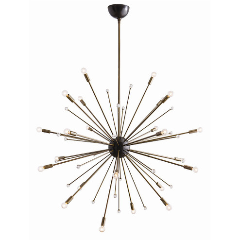 Imogene 24 Light Chandelier in Vintage Brass (314|89979)