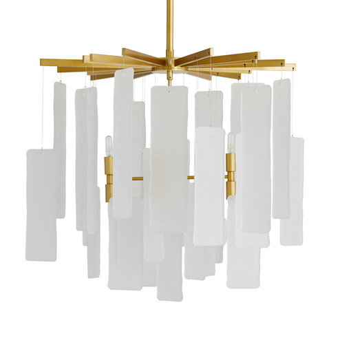 Harriet Eight Light Chandelier in Frosted (314|89480)