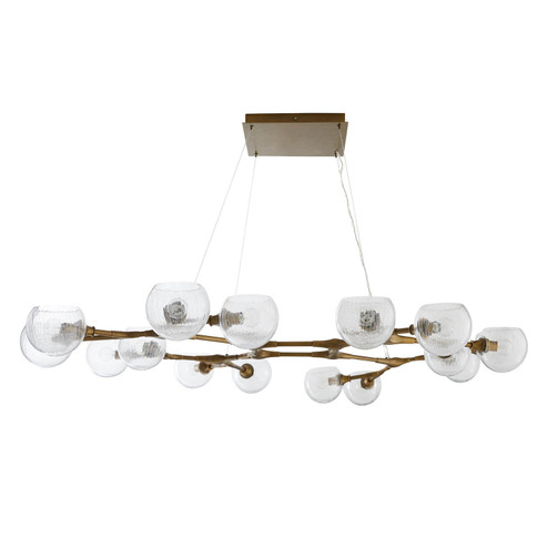 Mahowald 16 Light Chandelier in Antique Brass (314|89103)