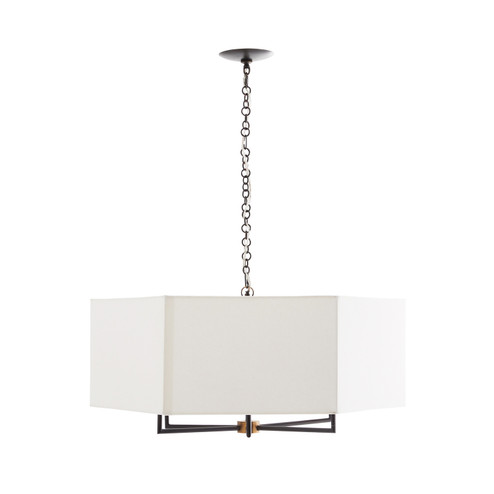 Oxford Six Light Chandelier in Bronze (314|82016)