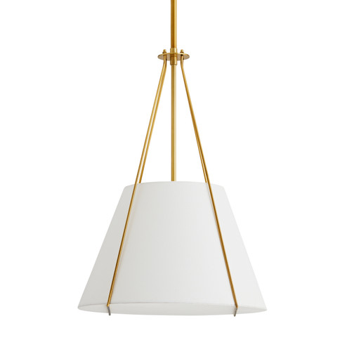 Heloise One Light Pendant in Antique Brass (314|49693)