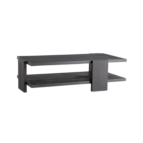 Aiden Cocktail Table in Handcarved Soft Black Waxed (314|4900)