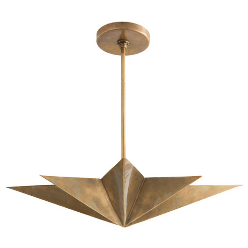 Rex Four Light Pendant in Antique Brass (314|46821)