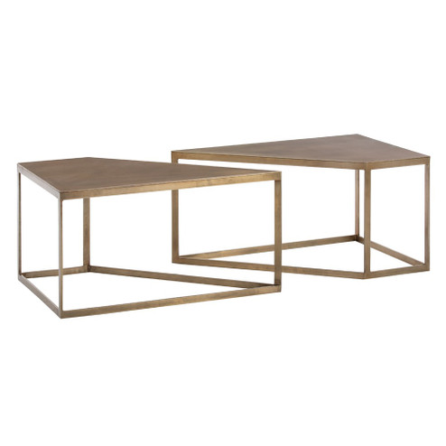 Austins Cocktail Table, Set of 2 in Antique Brass (314|4520)