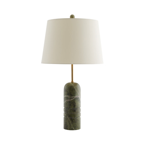 Mendoza One Light Table Lamp in Jungle Marble/Antique Brass (314|44757-530)