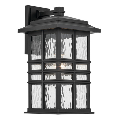 Beacon Square One Light Outdoor Wall Mount in Textured Black (12|49831BKT)