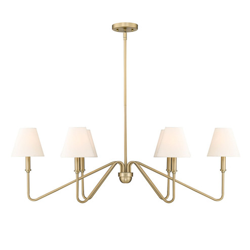 Kennedy BCB Six Light Linear Pendant in Brushed Champagne Bronze (62|3690-LP BCB-IL)