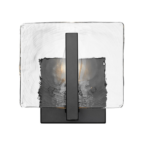 Aenon One Light Wall Sconce in Matte Black (62|3164-1W BLK-HWG)