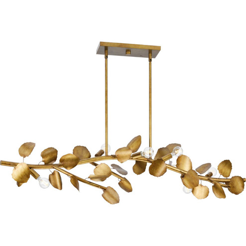 Laurel Seven Light Island Pendant in Gold Ombre (54|P400361-204) Laurel Seven Light Island Pendant in Gold Ombre (54|P400361-204)
