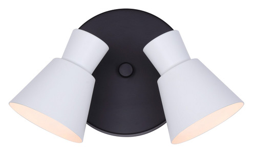 Radley Two Light Track Lighting in Black/White (387|ICW1163A02BW10)