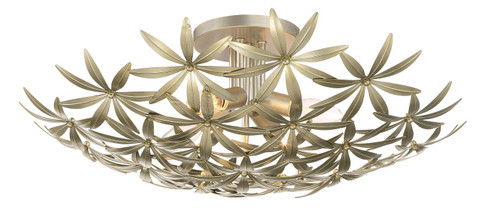 Flower Child Four Light Flush Mount in Ambry Gold (7|2144-735)