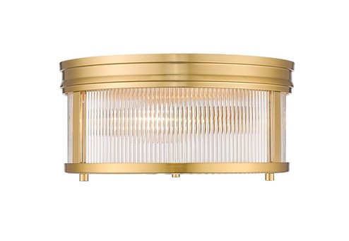 Carnaby Two Light Flush Mount in Modern Gold (224|7504FR13-MGLD)