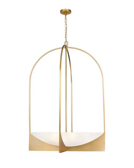 Devon Eight Light Chandelier in Modern Gold (224|1947-48MGLD)