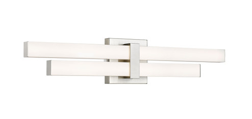 Zane LED Vanity in Brushed Nickel (224|1008-25W-BN-LED)