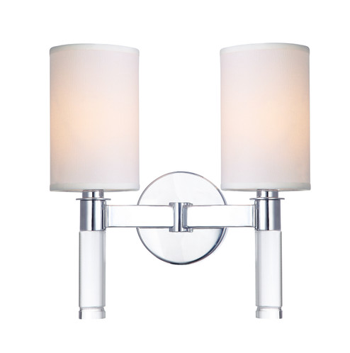 Wall Sconce Collections Two Light Wall Sconce in Chrome (423|W52702CH)