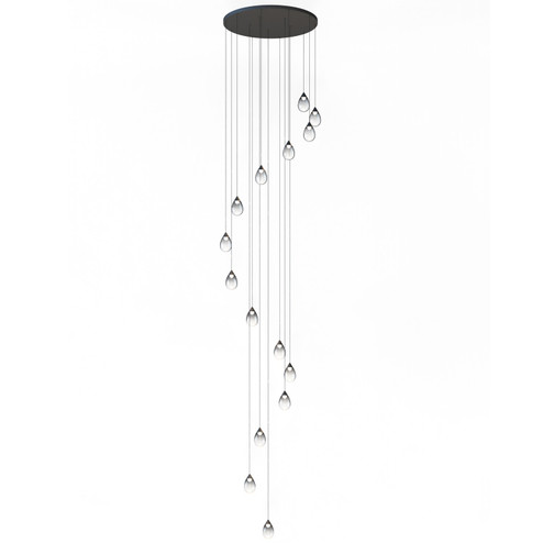 Dewdrop LED Pendant in Black (86|E21569-142BK)