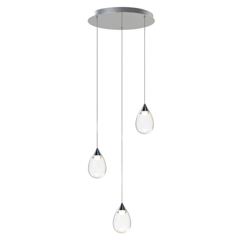 Dewdrop LED Pendant in Polished Chrome (86|E21563-18PC)