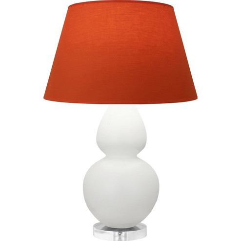 Double Gourd One Light Table Lamp in Matte Lily Glazed Ceramic w/Lucite (165|MLY62T)