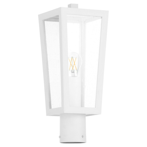 Bravo One Light Post Mount in White (19|717-6-6)