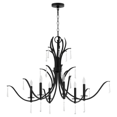 Majesty Six Light Chandelier in Matte Black (19|621-6-59)