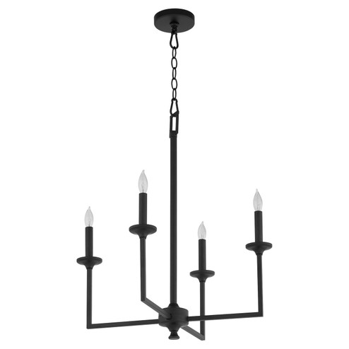 Eldorado Four Light Chandelier in Matte Black (19|6005-4-59)