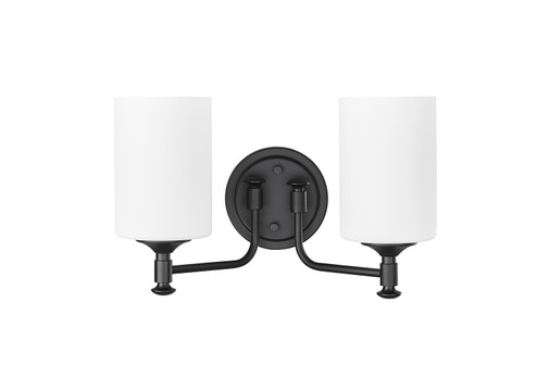 Ailey Two Light Vanity in Matte Black (59|91032-MB) Ailey Two Light Vanity in Matte Black (59|91032-MB)