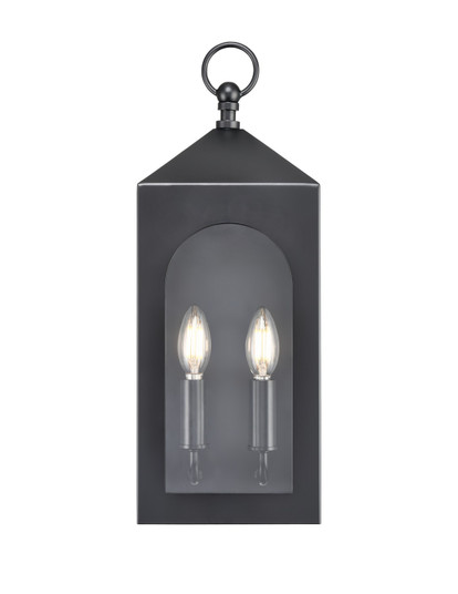 Bratton Two Light Outdoor Wall Sconce in Powder Coated Black (59|7802-PBK)